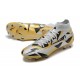 Nike Phantom GT Elite Dynamic Fit FG High-top Sliver Gold Men Soccer Cleats 