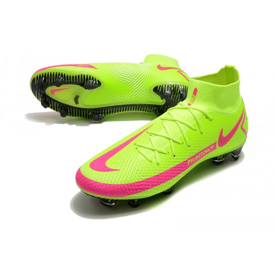 Nike Phantom GT Elite Dynamic Fit FG Peach Green Soccer Cleats