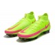 Nike Phantom GT Elite Dynamic Fit FG Peach Green Soccer Cleats