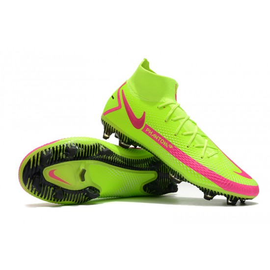 Nike Phantom GT Elite Dynamic Fit FG Peach Green Soccer Cleats