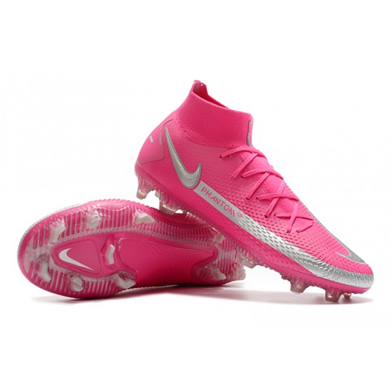 Nike Phantom GT Elite Dynamic Fit FG Peach Silver Soccer Cleats