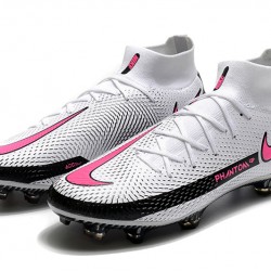 Nike Phantom GT Elite Dynamic Fit FG White Pink Black Soccer Cleats