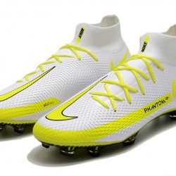 Nike Phantom GT Elite Dynamic Fit FG White Yellow Black Soccer Cleats