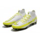 Nike Phantom GT Elite Dynamic Fit FG White Yellow Black Soccer Cleats