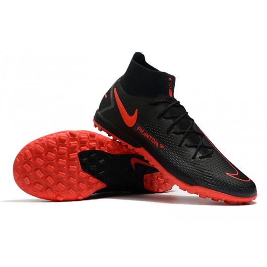 Nike Phantom GT Elite Dynamic Fit TF Black Orange Soccer Cleats