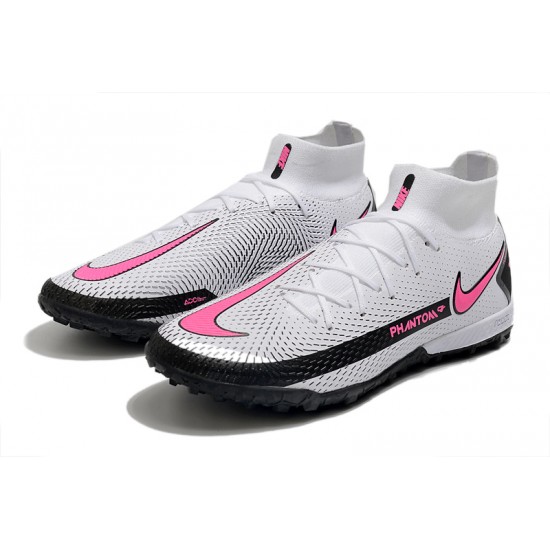 Nike Phantom GT Elite Dynamic Fit TF Black Pink White Soccer Cleats