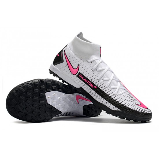 Nike Phantom GT Elite Dynamic Fit TF Black Pink White Soccer Cleats