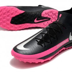 Nike Phantom GT Elite Dynamic Fit TF Black Silver Peach Soccer Cleats