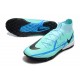 Nike Phantom GT Elite Dynamic Fit TF High-top Black Turqoise Blue Men Soccer Cleats 