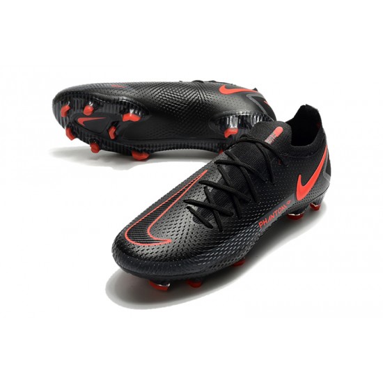 Nike Phantom GT Elite FG Black Orange Soccer Cleats