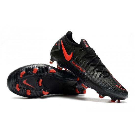 Nike Phantom GT Elite FG Black Orange Soccer Cleats