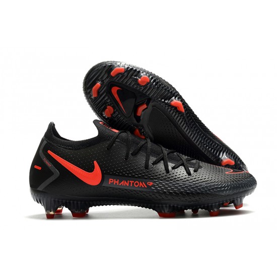 Nike Phantom GT Elite FG Black Orange Soccer Cleats