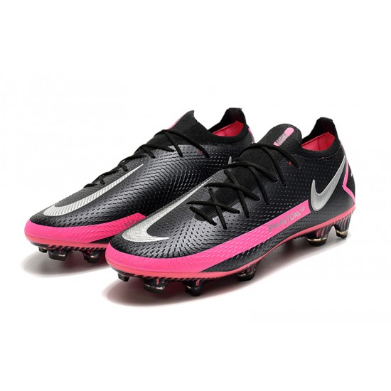 Nike Phantom GT Elite FG Black Peach Silver Soccer Cleats