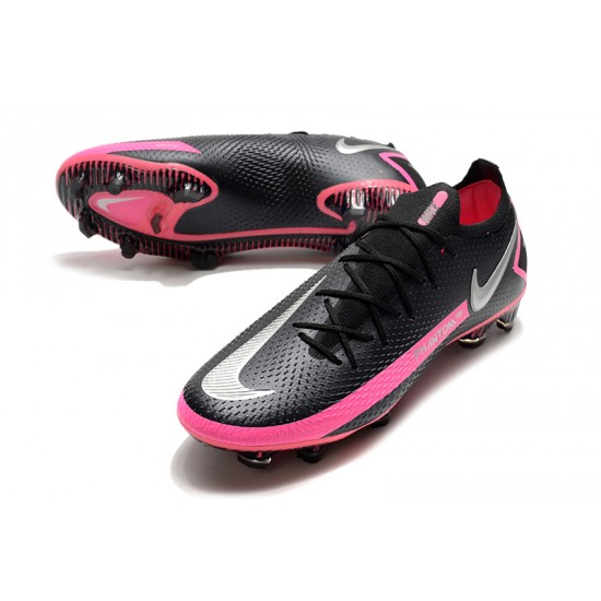 Nike Phantom GT Elite FG Black Peach Silver Soccer Cleats