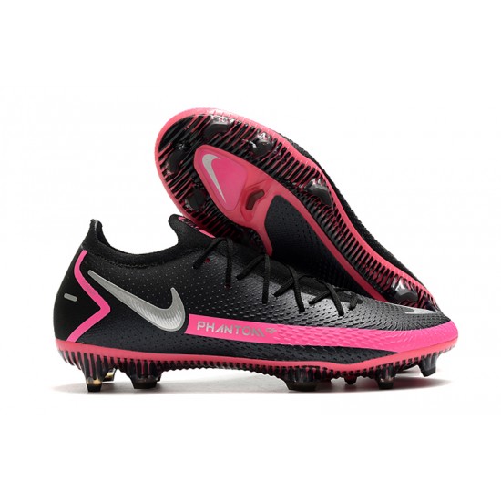 Nike Phantom GT Elite FG Black Peach Silver Soccer Cleats