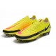 Nike Phantom GT Elite FG Black Yellow Peach Soccer Cleats