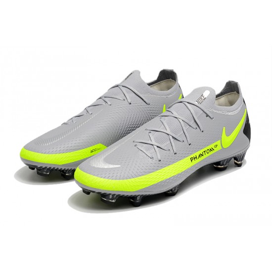 Nike Phantom GT Elite FG Green Black Grey Soccer Cleats (2).jpg