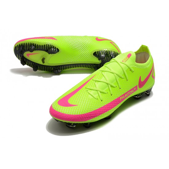 Nike Phantom GT Elite FG Green Black Peach Soccer Cleats