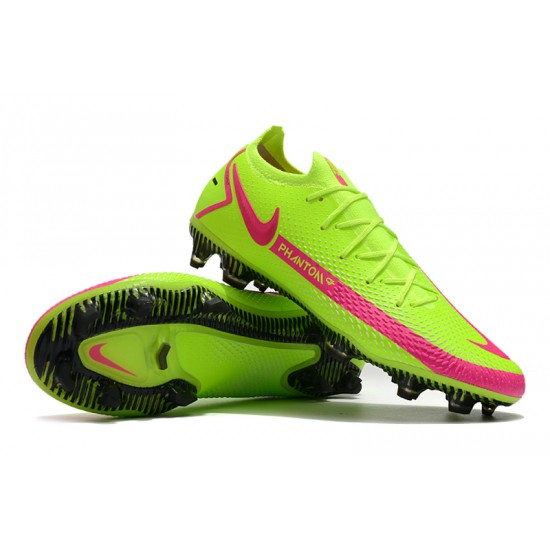 Nike Phantom GT Elite FG Green Black Peach Soccer Cleats