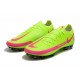 Nike Phantom GT Elite FG Green Black Peach Soccer Cleats