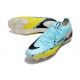 Nike Phantom GT Elite FG Low-top Blue Yellow Black Men Soccer Cleats