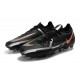 Nike Phantom GT Elite FG Low-top Gold Black Sliver Men Soccer Cleats