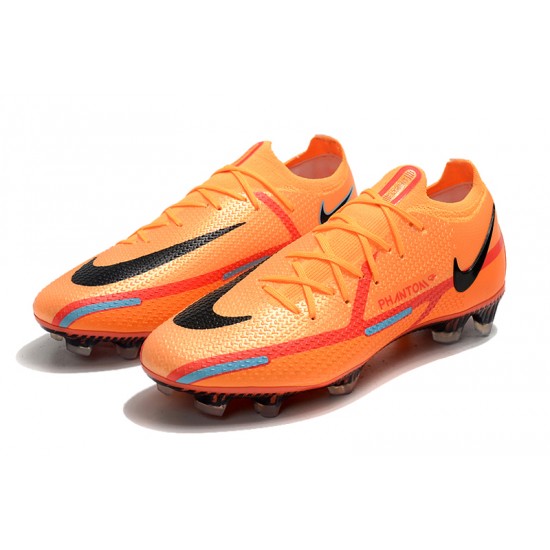 Nike Phantom GT Elite FG Low-top Orange Red Men Soccer Cleats