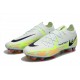 Nike Phantom GT Elite FG Low-top White Green Black Men Soccer Cleats 