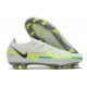 Nike Phantom GT Elite FG Low-top White Green Men Soccer Cleats 