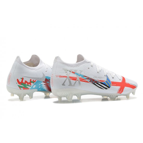 Nike Phantom GT Elite FG Low-top White Red Blue Men Soccer Cleats 