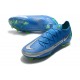 Nike Phantom GT Elite FG Silver Navy Blue Green Soccer Cleats