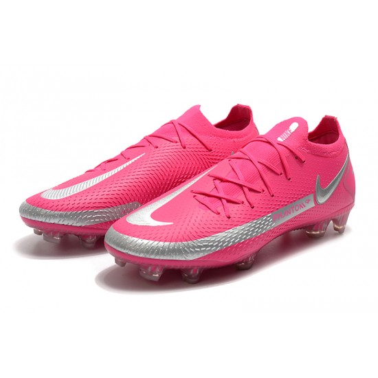 Nike Phantom GT Elite FG Silver Peach Soccer Cleats