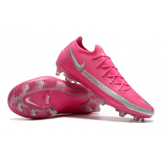 Nike Phantom GT Elite FG Silver Peach Soccer Cleats