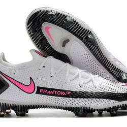 Nike Phantom GT Elite FG White Pink Black Soccer Cleats