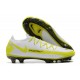 Nike Phantom GT Elite FG White Yellow Black Soccer Cleats