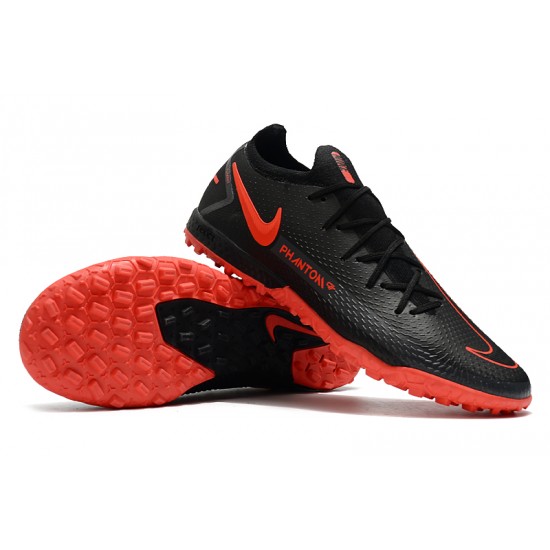 Nike Phantom GT Elite TF Black Orange Soccer Cleats