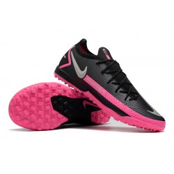 Nike Phantom GT Elite TF Black Silver Peach Soccer Cleats