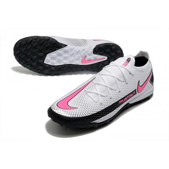 Nike Phantom GT Elite TF Black White Pink Soccer Cleats