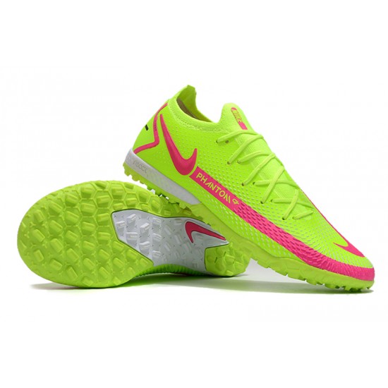 Nike Phantom GT Elite TF Green Peach Soccer Cleats
