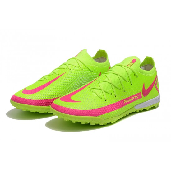 Nike Phantom GT Elite TF Green Peach Soccer Cleats