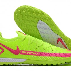 Nike Phantom GT Elite TF Green Peach Soccer Cleats