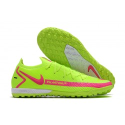 Nike Phantom GT Elite TF Green Peach Soccer Cleats