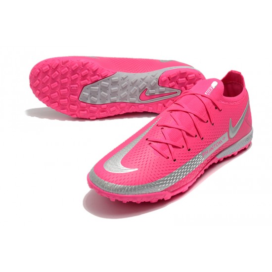 Nike Phantom GT Elite TF Peach Silver Soccer Cleats