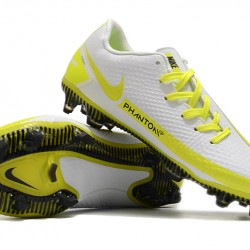 Nike Phantom GT FG White Yellow Soccer Cleats