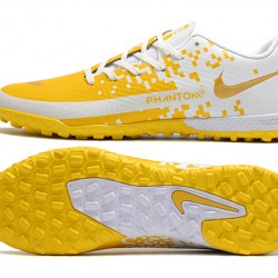 Nike Phantom GT TF Low Mens Yellow White Soccer Cleats