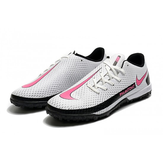 Nike Phantom GT TF White Pink Black Soccer Cleats