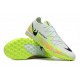 Nike Phantom GT2 Elite TF Low-top Grey Green Men Soccer Cleats 