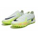 Nike Phantom GT2 Elite TF Low-top Grey Green Men Soccer Cleats 