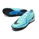 Nike Phantom GT2 Elite TF Low-top Turqoise Blue Black Men Soccer Cleats 