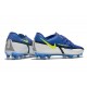 Nike Phantom GT2 FG Low-top Dark Blue White Men Soccer Cleats 